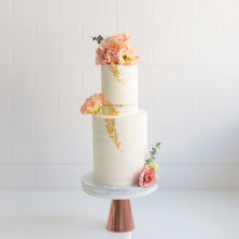 Load image into Gallery viewer, Semi-naked floral cake (2-tier)