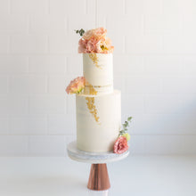 Load image into Gallery viewer, Semi-naked floral cake (2-tier)
