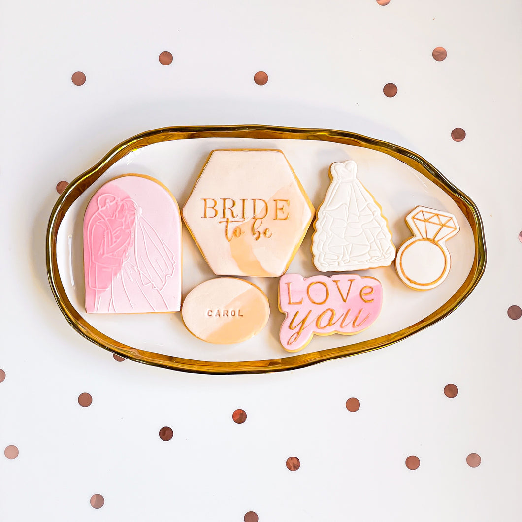 Bridal shower cookies (6 pcs)