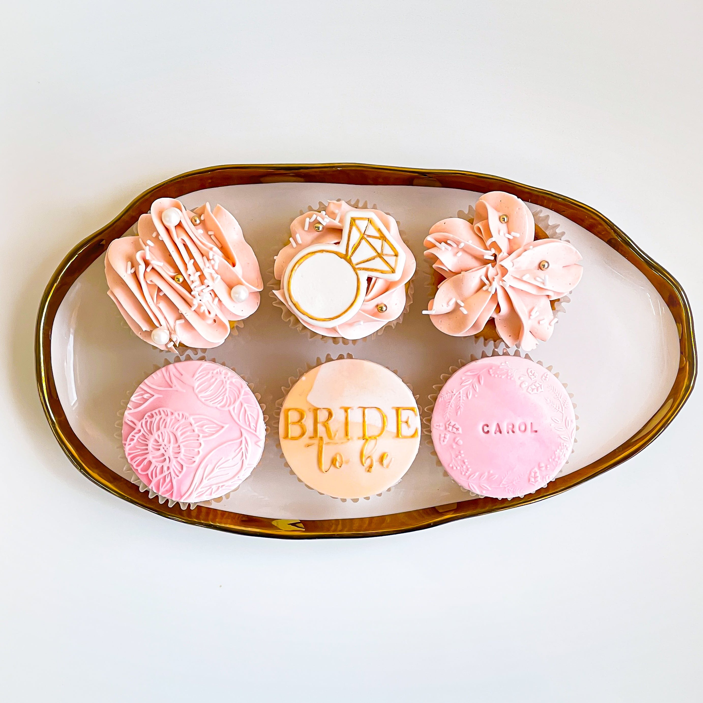 Bridal Shower Cupcake (6 Pcs) – Fifty Cake
