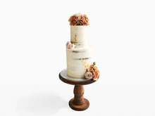 Load image into Gallery viewer, Semi-naked floral cake with customised flowers (2-tier)
